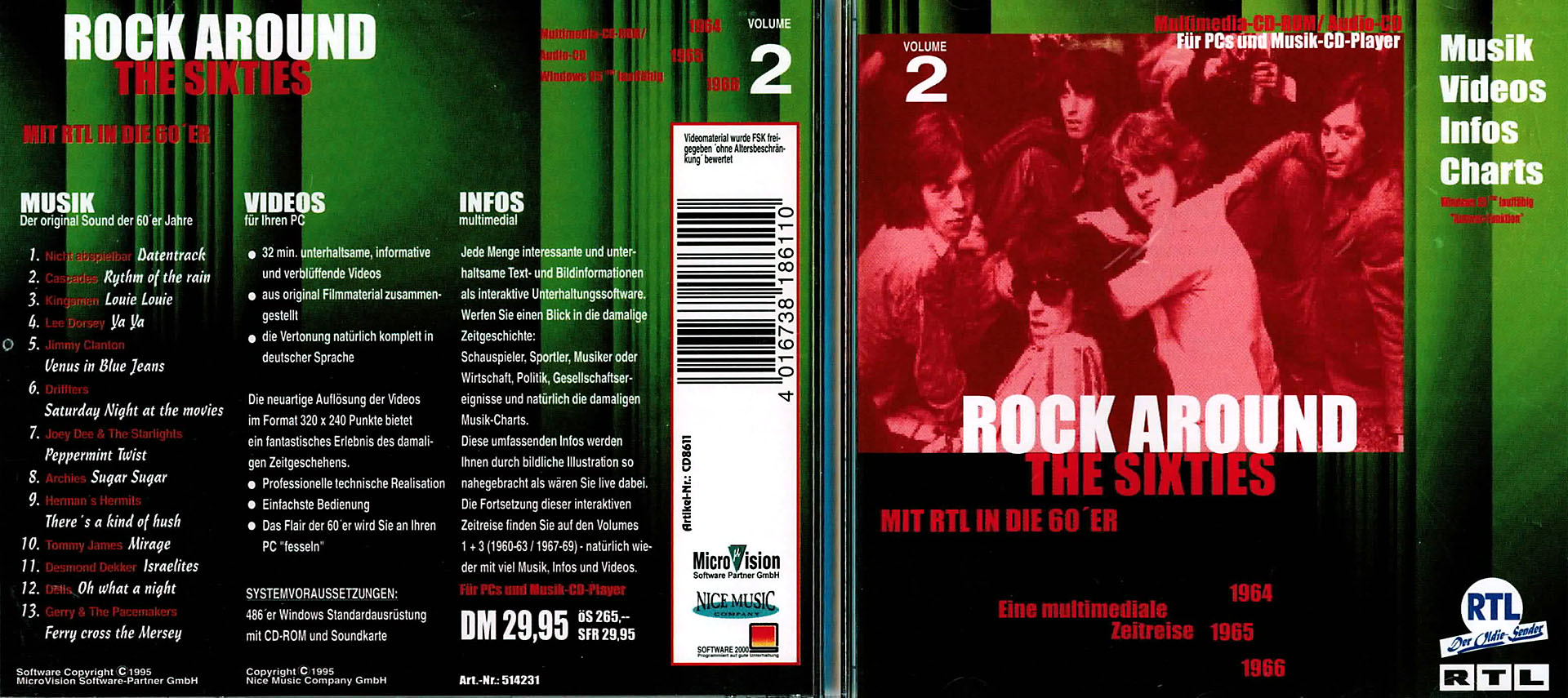 Rock Around The Sixties - Volume 2 - Lee Dorsey / Drifters / Archies / Desmond Decker u.v.a.m